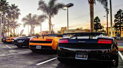 Lamborghini Newport Beach HD Desktop Wallpaper