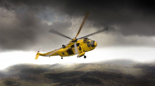 RAF Search and Rescue Force Helicopter
