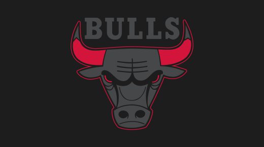 Chicago Bulls Logo Black Wallpaper HD for Desktop Widescreen Wallpaper Download Free