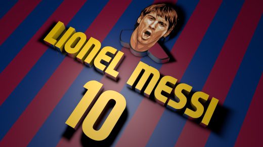 Lionel Messi 10 HD Desktop Wallpaper Background Free Download