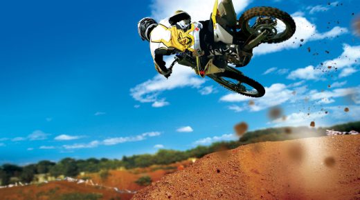 Sports Dirt Bike Stunts in the Sky Wallpaper HD for Desktop Widescreen Wallpaper Download Free